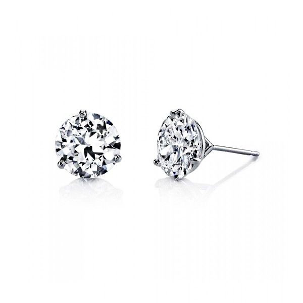 Diamond Studs: Prong Martini