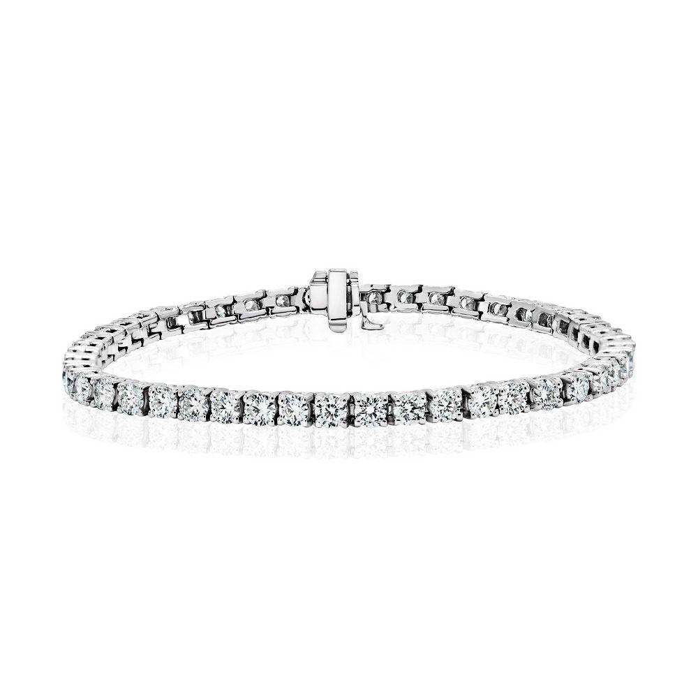 Diamond Tennis Bracelet: Round - Image 7