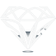 Dream Diamonds White Logo